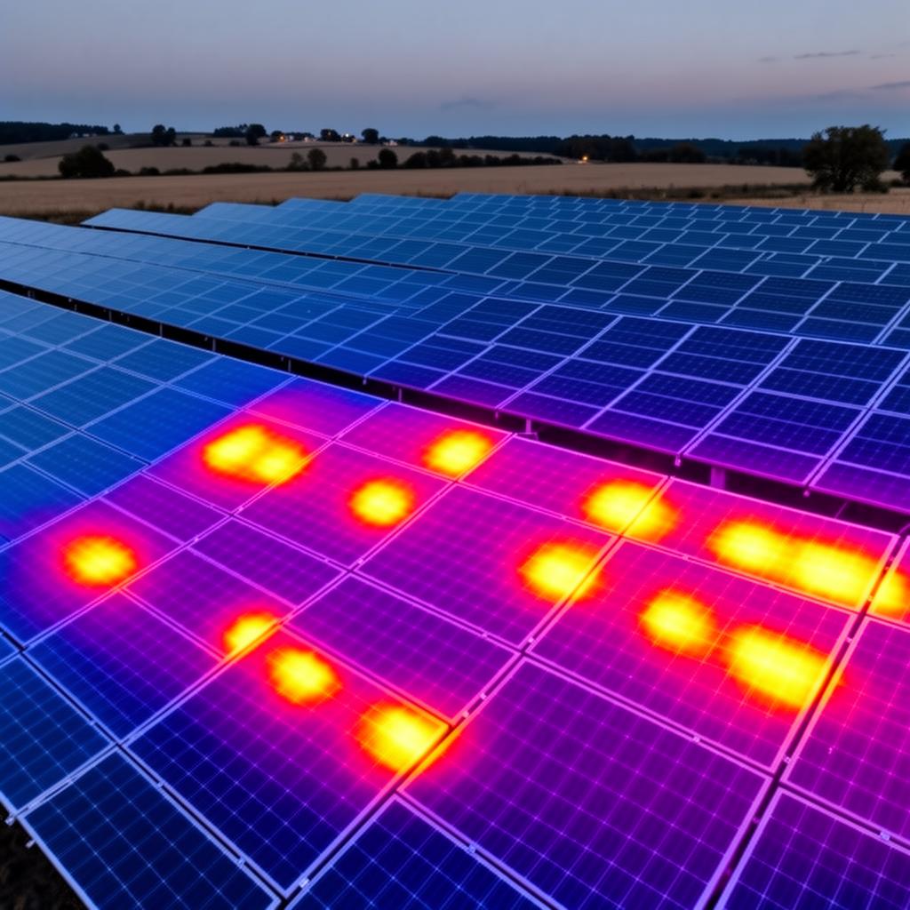 Détection thermique des panneaux